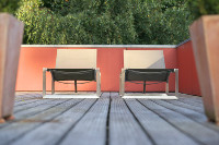 Dachterrasse eines Landhauses in Hamburg