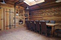 Innenansicht einer Remise bei Hamburg